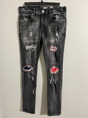 AHP Another Hype Piece Men's Jeans Distressed